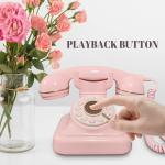 Plastic Telephone Audio Guest Book 32GB Memory Phone Guestbook Wedding