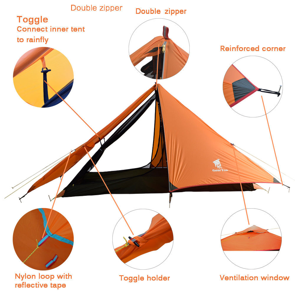 20D Nylon Outdoor Camping Tent
