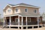 Residential Light Steel Structure Villa Large Span 3 Rooms PVC Floor Ceramic