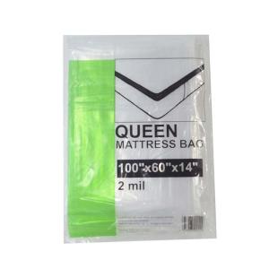 China King Size Mattress Storage Bag Polythene Plastic Zipper Bag Waterproof factory