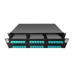 288 Port MTP MPO Cables UHD Fiber Optic Patch Panel 24 Port ROHS