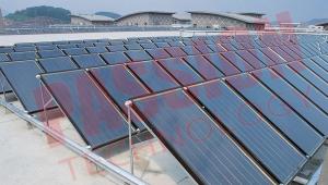 China Durable Solar Thermal Collector , Flat Plate Water Collector For Hotel Swimming Pool Project Heating factory