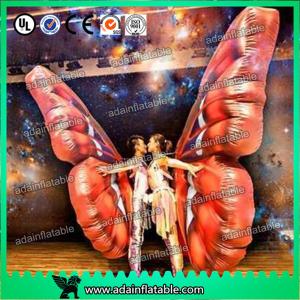 China Vivid Inflatable Cartoon Characters , Digital Printing Inflatable Butterfly Wing Model factory