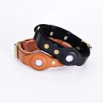Pet Collar Nice Quality Custom Logo Fashionable Cool Leather Airtag