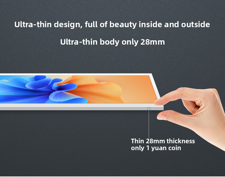 Invisible Wall-Mounted Digital Signage Advertising Player Factory's Intelligent Motherboard Indoor Elevator 1 Year CMS