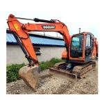 Korea Mini Used Doosan DX75 7.5 Excavator with Original Hydraulic Valve in