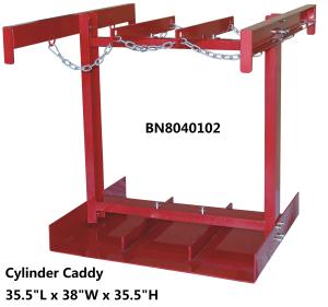 China Steel Compressed Gas Cylinder Stands , Gas Tank Storage Rack 7 To 9.5&quot; Diameter factory