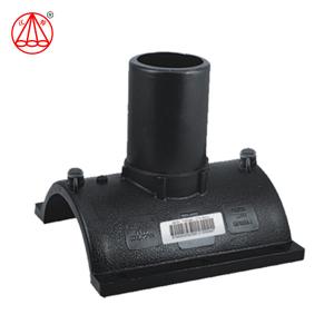China Electro Fusion Pipe Saddle Clamp HDPE Material Sizes 20mm- 315mm GB DIN Standard factory