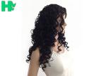 Women Curly Long Synthetic Wigs 8inch - 30inch Dark Brown Customized