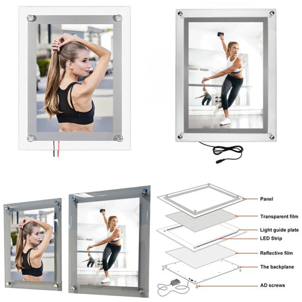 China BD-A4 Crystal LED Light Box for Replaceable Posters factory