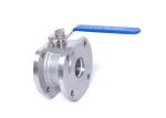 PN16 Wafer Flanged Ball Valve , DIN Flanged End Ball Valve