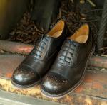 Black Round Toe Men's Casual Shoes Breathable Business Casual Sport Shoes