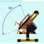Portable rechargeable solar flood lights led