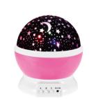 360 Degree Auto Rotating LED Projector Night Light 3xAAA battery