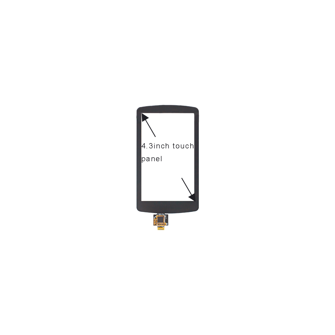 China 4.3 Inch CTP GT911 Controller I2C Interface factory