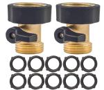 3/4 Inch Hose Pipe Shut Off Valve , JIS Water Shut Off Valve For Garden Hose