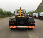 Euro4 Dongfeng 6x4 25T Rear Loader Roll Hook Lift Garbage Truck Manual Diesel