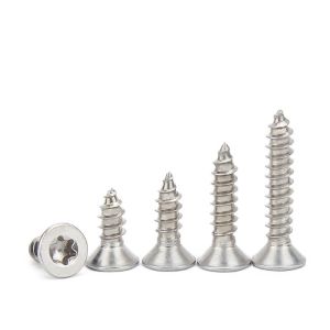 3.5-6.3mm Diameter Torx Flat Head Self Tapping Screws with ISO9001 2015