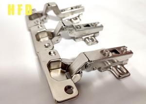 China Wardrobe Furniture Hardware Metal Door Hinges Steel Nickel Plated 110 Degree factory
