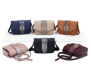 China 2021 new sneakskin pattern PU single shoulder bag Sling bag crossbody bag manufacturers wholesale sling bag factory