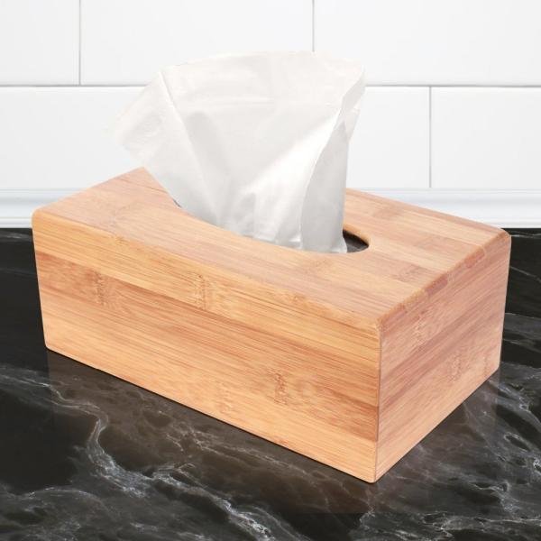hot selling bamboo tissue paper box with cover for high quality and factory