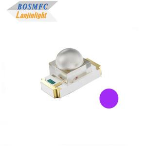 China 1206 SMD UV LED Chip Dome Lens 405nm UVA Light LED Diode For 3D Printer factory