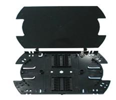 China Black Color Plastic Fiber Optic Tray 16 / 32 Fibers High Performance factory