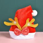 Santa Claus Christmas Hat Red Xmas Decoration For Fancy Dress Up Unisex Costume
