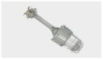ATEX 150w Explosion Proof LED Lighting Fixtures Outside Pole Mounting