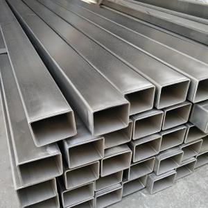 China Inoxidable SS 304 Square Pipe 316l Seamless Welded 304 Stainless Steel Pipe factory