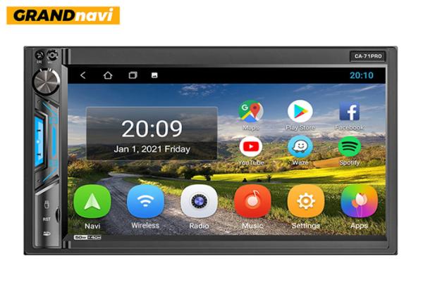 Wifi Car Android Stereo 1024x600P 2 Din Android 7 Inch Car Stereo Multimedia BT
