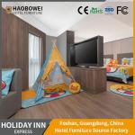 King Size Double Bedroom Modern Hotel Furniture Set Made in Foshan with Ash Wood