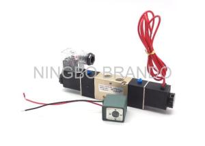China 4V220-08 0.8MPa Aluminum Pneumatic Cylinder Valve CE ISO Certificate factory