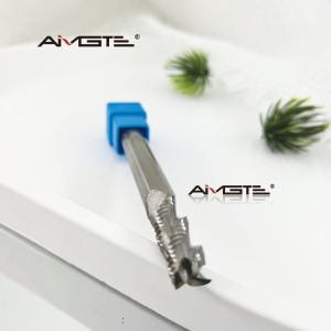 3 Flute Carbide Roughing End Mill for Aluminum Wavy Design CNC Milling Cutter