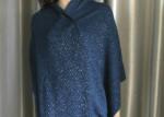 Commercial Soft Acrylic Knit Scarf / Plain Dyed Acrylic Wrap Shawl