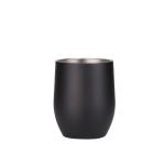 Food Contact Safe Stainless Steel Wine Tumbler , 10oz Double Wall Stainless