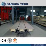 Length 6000mm Autoclave Side Plate for carrying wheel