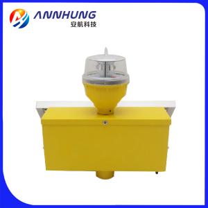 China Self Contained L810 Solar Aviation Obstruction Light With 100000 Hours Service Life factory