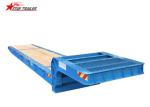 Container Delivery 40ft Gooseneck Roro Trailer For Loose Cargo On Roro Ship