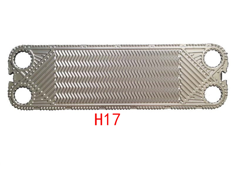 10 Bar Pressure Rating Plate Heat Exchanger Plate 316L Material and Chevron or