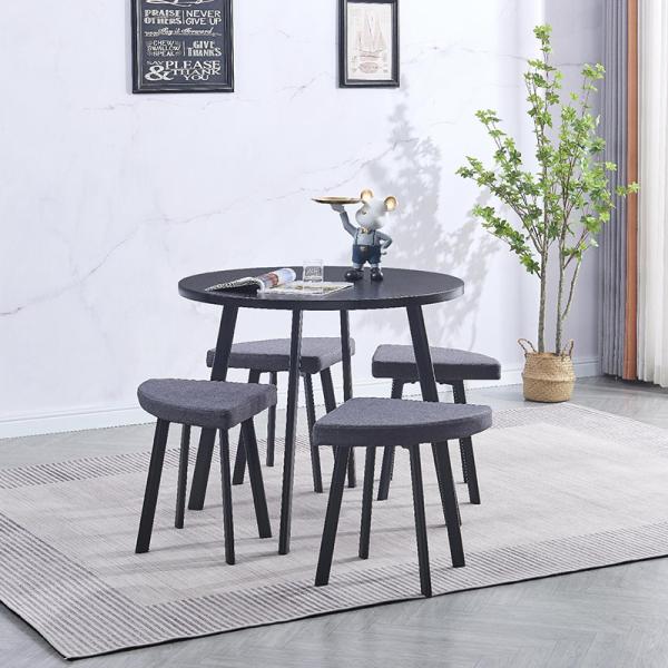 OEM Commercial 45cm height Upholstery Fabric Dining Chair Metal Leg For Coffee