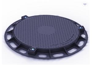 China Professional Ductile Iron Manhole Cover Spray Paint Easy To Assemble Customize factory