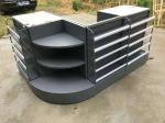 Factory customization comptoir de boutique meja kasir supermarket cashier