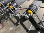 Expandable Motorized Rubber coated Flexible Roller Conveyor