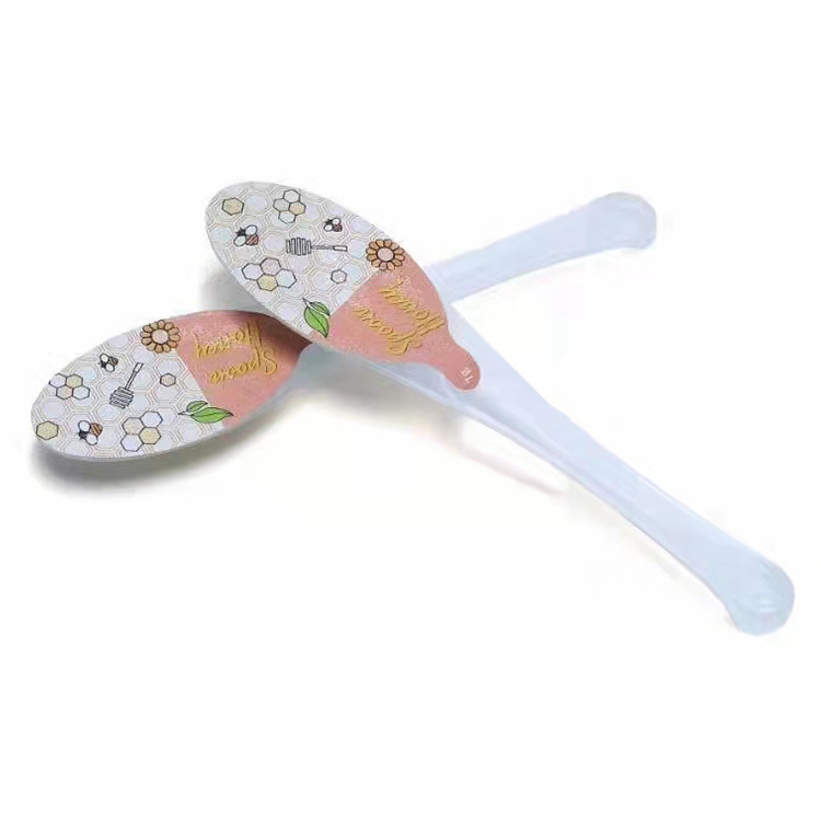 white 7g 10g Honey Plastic Spoon Pp Eco Friendly Disposable
