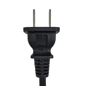 China 10A 250V China Power Cord Type 2 Pin Plug Black Extension Cable factory