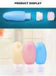 Odorless 100ml Silicone Travel Bottles With Suction Cup