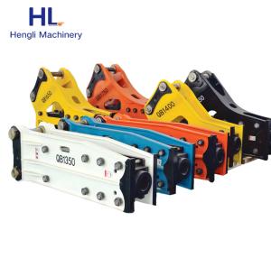 China HL125 Durable life mining spare parts all series excavator heavy duty concrete rock stone hydraulic hammer breaker factory