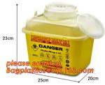 Medical disposable sharp container,Wholesale disposal plastic medical sharp