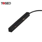 4 Wires Recessed Cob Led Magnetic Track Light System Cob Spotlight Connect
